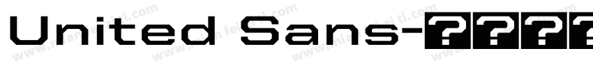United Sans字体转换